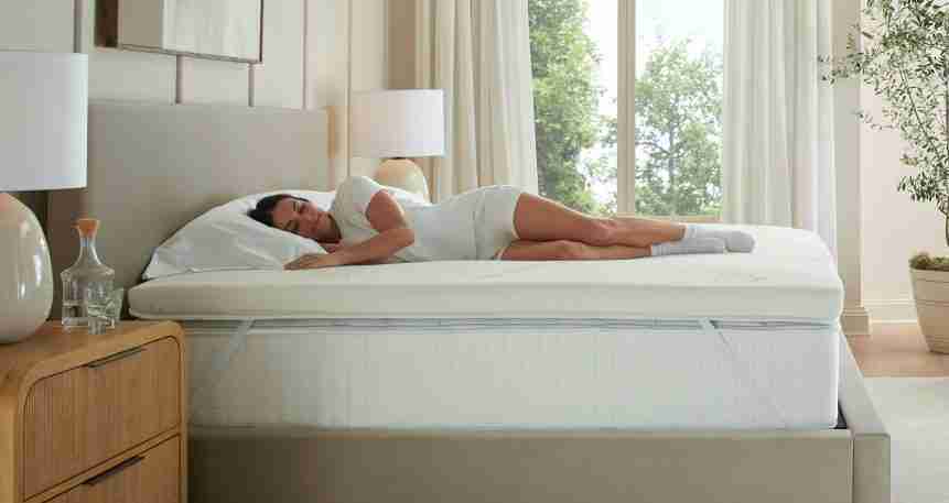 graphite memory foam mattress topper model