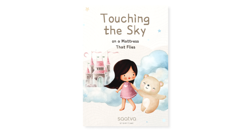 Saatva Touching the Sky on a Mattress That Flies