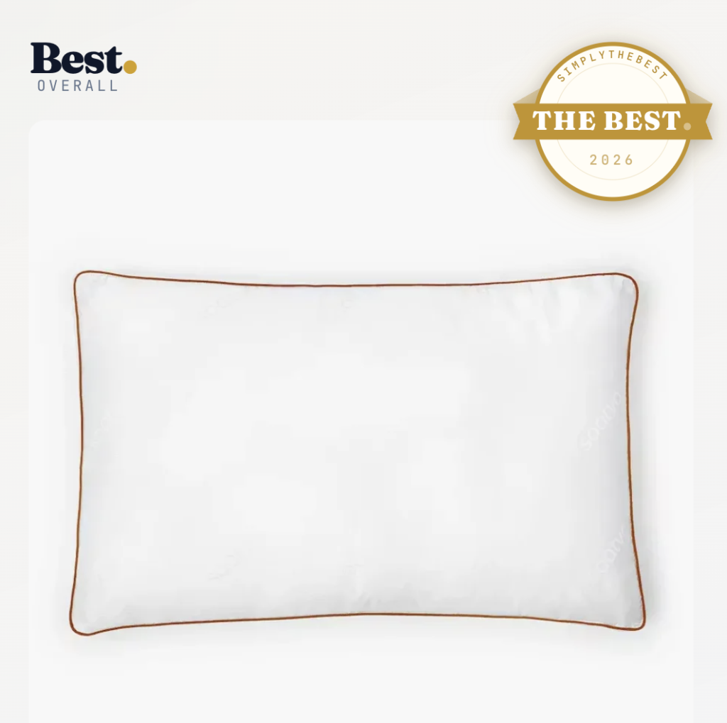 Saatva Latex Pillow with Best Overall Crest